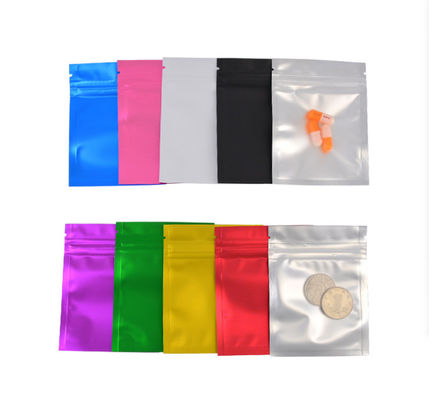 Umidade dos malotes do saco de Mylar Matte Zip Resealable Plastic Packaging - prova