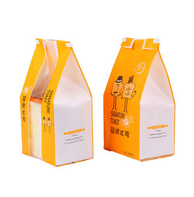 O empacotamento de pão da padaria de Matte Laminated Paper ensaca o Gravure feito sob encomenda biodegradável impresso