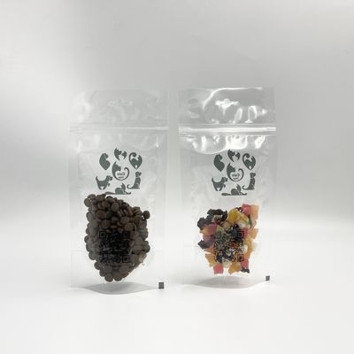 Código que pulveriza imprimindo sacos de empacotamento transparentes de Mini Pet Food Treats Display