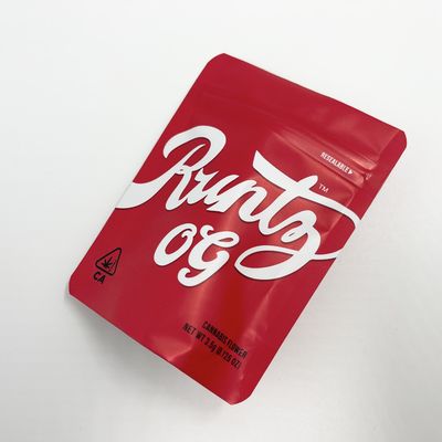 o empacotamento da impressão de 3.5G Mylar ensaca 105 mícrons