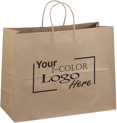 Bidegradable Eco de papel imprimiu os sacos de compras levando 300GSM
