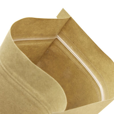 O malote Standup Resealable do papel de embalagem do PE ensaca o costume impresso com janela