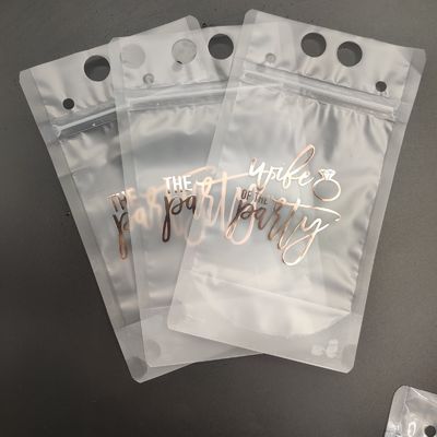 O partido ostenta o malote de empacotamento líquido da bebida de Use16OZ com Straw Handle