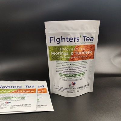 os malotes grossos do saco da folha de alumínio do fechamento do fecho de correr de 0.2mm colorem impresso com capacidade 500g