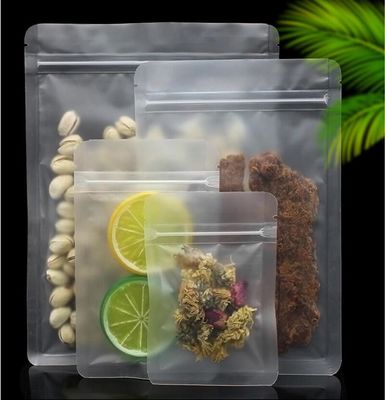 Sacos múltiplos da embalagem do zíper de Matte Plastic Packaging 80-140mic CPP do espaço livre do tamanho
