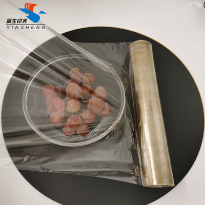 O empacotamento transparente dos PVDC adere-se filme para refrigerar o fruto vegetal