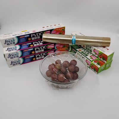 Anti produto comestível da névoa que envolve o envoltório do filme de estiramento da terra arrendada do gosto dos PVDC do filme