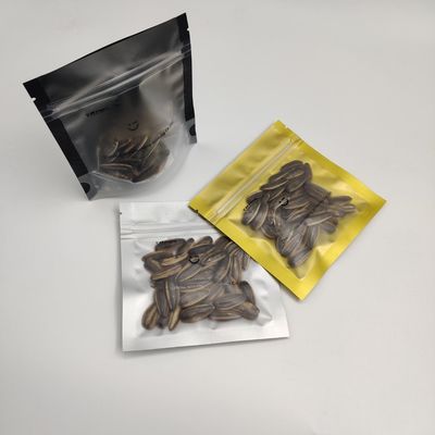 Suporte Resealable do zíper acima do empacotamento impresso feito sob encomenda do malote do petisco das porcas dos malotes