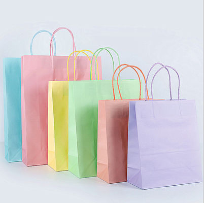 Logo Paper Carrying Shopping Bags feito sob encomenda para o presente veste o empacotamento