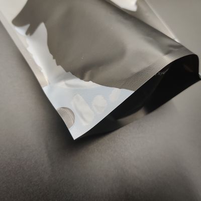 Levante-se a rotogravura inferior lisa do malote do saco do empacotamento de alimentos para animais de estimação impressa com zíperes