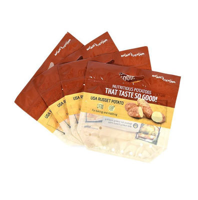 Sacos perfurados respiráveis do empacotamento plástico do fechamento do fecho de correr de BOPA para frutas e legumes