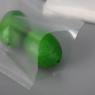 Transparente plástico do saco LLDPE do empacotamento de vácuo do selo do produto comestível do ODM