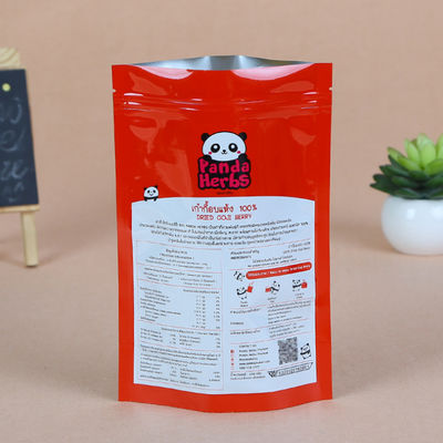 Saco  da folha de alumínio de alimento de petisco VMPET 100-300 mícrons de capacidade personalizada