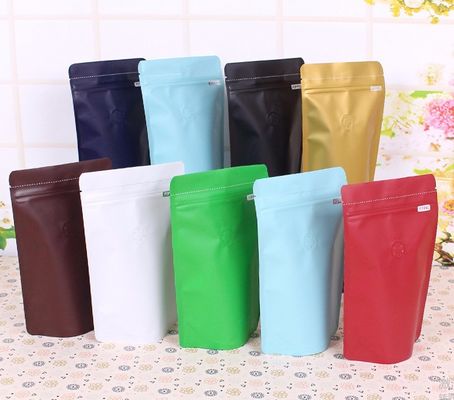 A folha de alumínio 125g levanta-se o café Bean Pouch Bags With Valve