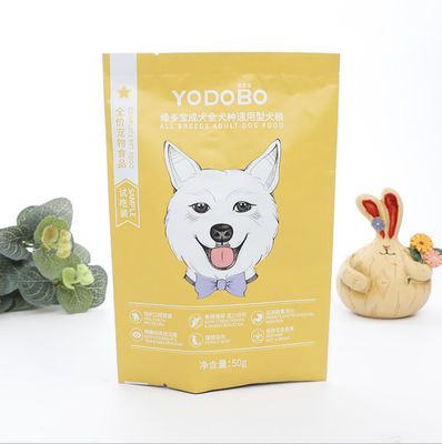 Os alimentos para animais de estimação não tóxicos levantam-se o Gravure da cor do malote do saco da folha de alumínio impressos com zíper