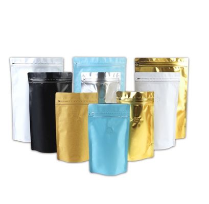 suporte Resealable da folha de alumínio da capacidade 250g acima de lado dos sacos de café Gusseted com válvula