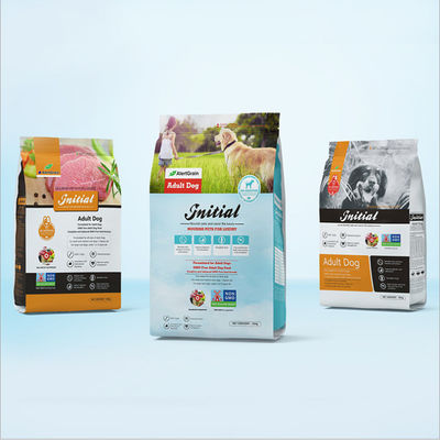 O empacotamento de alimentos para animais de estimação Resealable amigável de Eco VMPET ensaca a parte inferior lisa para o deleite do cão