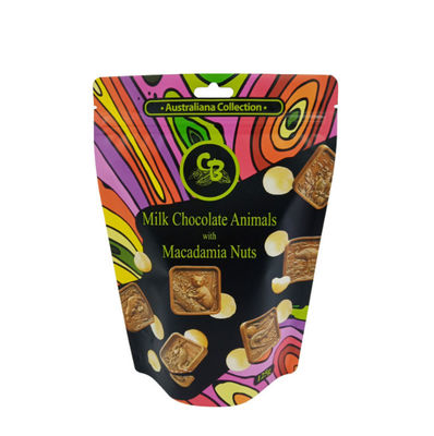 Mylar que VMPET internos estão acima do empacotamento do chocolate ensaca a prova superior da água do zíper