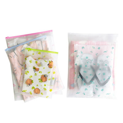 A roupa  personalizada biodegradável do PE plástico ensaca a tela de seda impressa