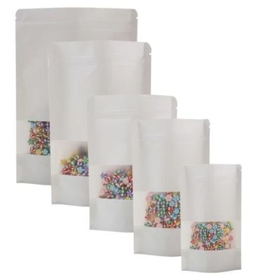 Os sacos de papel Sealable do calor de Doypack estão acima do malote do papel de embalagem com Matte Window