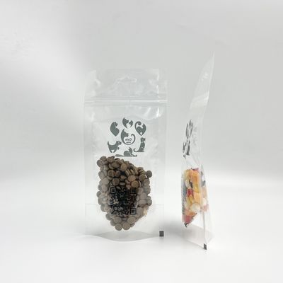 Código que pulveriza imprimindo sacos de empacotamento transparentes de Mini Pet Food Treats Display