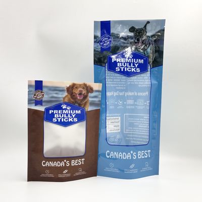 Garvure que imprime o suporte acima do saco do empacotamento de alimentos para animais de estimação com parte superior do zíper