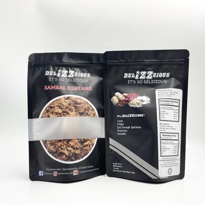 Sacos impermeáveis do empacotamento de alimento da folha de alumínio com janela clara