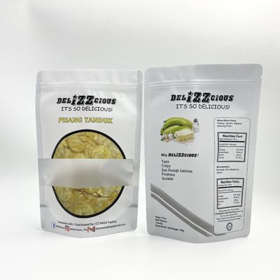 Banana Chips Aluminium Packaging Pouch de VMPET 300 mícrons