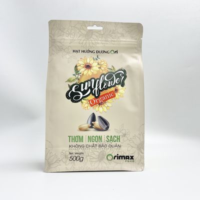 O Gravure inferior liso do saco do empacotamento de alimento das porcas do zíper imprimiu
