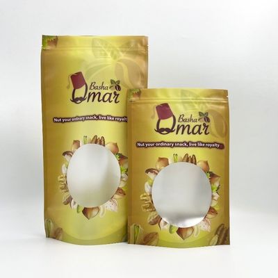 500g Matt Finish Zipper Coffee Bags laminado capacidade com válvula