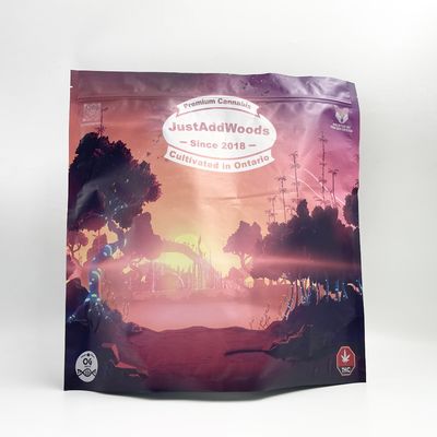 O suporte acima de CBD imprimindo feito sob encomenda brota sacos de empacotamento de Mylar