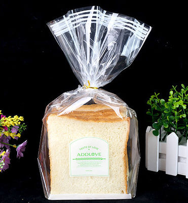 O brinde impresso feito sob encomenda do plástico do saco do pão de BOPP ensaca sacos do pão do celofane