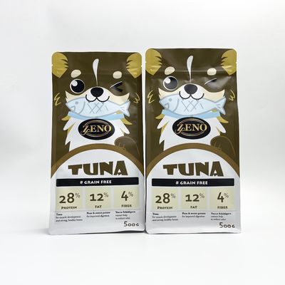Auto molhado imprimindo feito sob encomenda dos sacos 500G do empacotamento de alimentos para animais de estimação que está com reforço