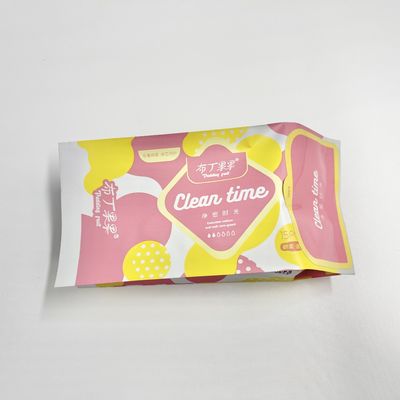 CMYK imprimiu o saco da folha de alumínio do guardanapo sanitário das senhoras com etiquetas