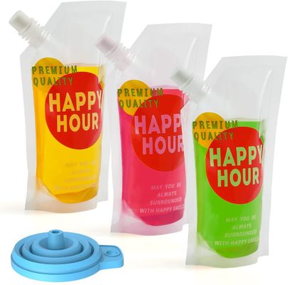 300 mícrons jorram a impressão plástica de Juice Drink Bag Pouches Gravure