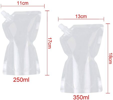300 mícrons jorram a impressão plástica de Juice Drink Bag Pouches Gravure